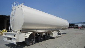 29600L Liquid CO2 Semi Trailer Tanker Transport Tank