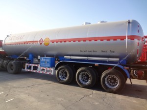 3axles 57.5m3 Propylene Tanker Semi Trailer