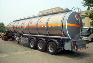 Aluminum Fuel Tank Semi-trailer 36m³