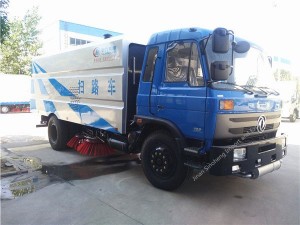 Dongfeng 153 road sweeper truck