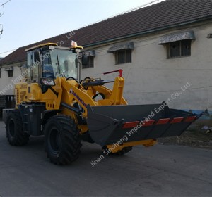 small 4 wheel drive tractor with front loader 2 ton wheel loader