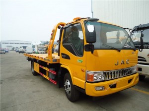 JAC flatbed wrecker towing truck