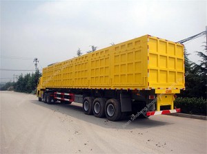 Side Dump Semi trailer 70Ton