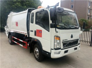 SINOTRUK Compressor Garbage Truck